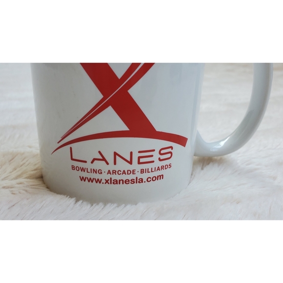 X Lanes red and white mug - Picture 7 of 16